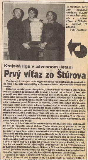 Prvý víťaz zo Štúrova